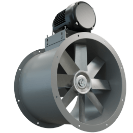 BTA Tube Axial Fan 12 inch 1650 CFM Belt Drive BTA12T10075A