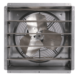 Wall Exhaust Fan w/ Shutters 16 inch 2600 CFM Direct Drive GPX1611