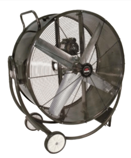 HBD Heat Buster Portable Tilt Drum Fan w/ Cord & Plug 48 inch 19460 CFM Belt Drive HBD4815