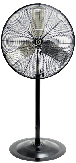 TPI Heavy Duty Pedestal Fan 3 Speed 30 inch 10200 CFM CACU30-P-HD