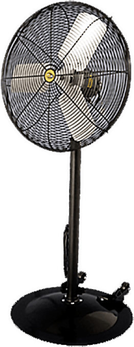 Industrial Heavy Duty Pedestal Fan w/ Wheels & Cord 20 Inch 2 Speed 4600 CFM VDF20WB2