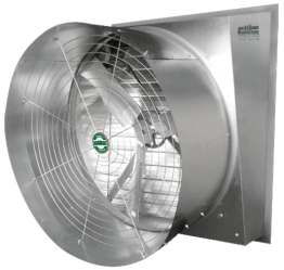Typhoon Slant Wall Exhaust Fan w/ Cone 24 inch 5222 CFM Direct Drive VFS24CS