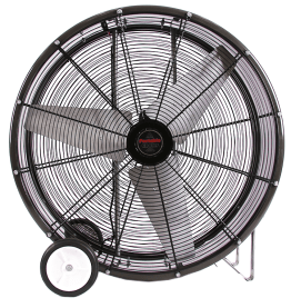 PC Portable Cooler Barrel Fan w/ Cord 48 inch 19100 CFM 3 Phase 230 Volt Direct Drive PC4815-230-3PH