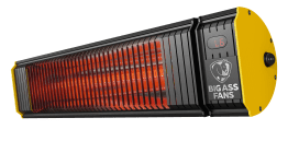 Obsidian Electric Residential Outdoor/Indoor Rated Heater 27 Inch 72 sq. ft. coverage 120V BAFCF15120B