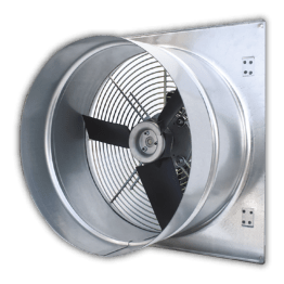 Tube Fan 24" 4400 CFM Direct Drive, 4 Blade-Poly Prop VTGW24P44A-3