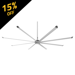 Big Ass Fans Essence 14 foot HVLS Ceiling Fan Kit w/ Black Trim 4900 Sq. Ft. Coverage F-ES2-1401A384Q141V46