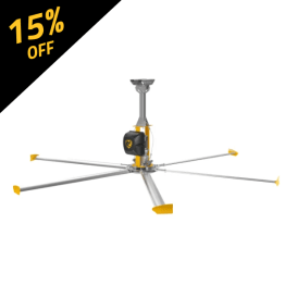 Big Ass Fans 14 foot HVLS Ceiling Fan w/ Controller 4900 sq. ft. Coverage F-SH3-1401S34