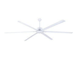 FANBOS White 8 foot Ceiling Fan w/ 5 Speed Remote 16729 CFM CP96WH