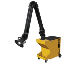 VentBoss Portable Weld Fume Extractor w/ Single 6" x 10' Lighted Fume Arm 750 CFM G110
