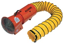 Confined Space Ventilator Fan 8 inch w/ 15' Duct 1275 CFM 9514