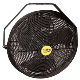 Black Outdoor Rated Air Circulator Fan 18 inch 2210 CFM 3 Speed POW18B