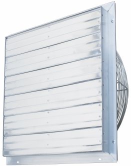 VES Shutter Exhaust Fan w/ Cord 24 inch 4548 CFM Direct Drive VES24C