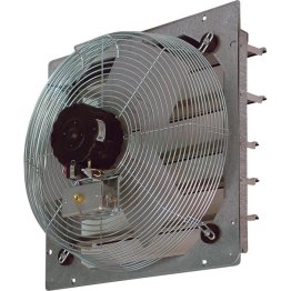 TPI Wall Exhaust Fan w/ Shutters 3 Speed 12 inch 825 CFM CE12-DS