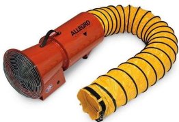 Confined Space Ventilator Fan DC Motor 8 inch w/ 15' Duct 1150 CFM 9506-01