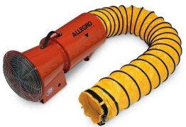 Confined Space Ventilator Fan DC Motor 8 inch w/ 25' Duct 1150 CFM 9506-25