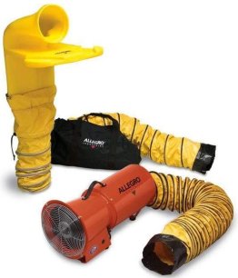 Confined Space DC Plastic Blower System w/ 8" MVP 1150 CFM 9520-06M