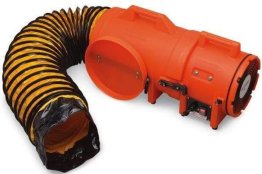 Confined Space Ventilator DC Motor 8 inch w/ 25' Duct 816 CFM 9536-25