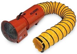 Confined Space Ventilator Fan DC Motor 8 inch w/ 15' Duct 796 CFM 9537-15