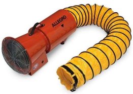 Confined Space Ventilator Fan DC Motor 12 inch w/ 25' Duct 1330 CFM 9546-25