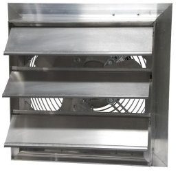 AX Explosion Proof Aluminum Wall Exhaust Fan w/ Shutters 20 inch 3640 CFM AX20-4