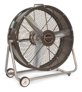 CF Portable Cooler Tilt Drum Fan 2 Speed 24 inch 3800 CFM Direct Drive CF2421