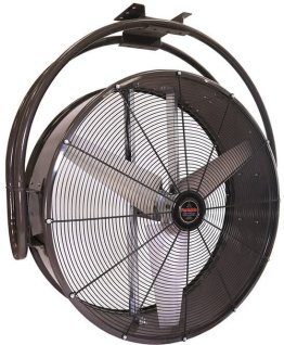 Ceiling Mounted Barrel Fan w/ Cord & Plug 36 inch 10900 CFM Direct Drive CMPC3613