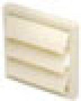 6" Square Plastic Louver Shutter