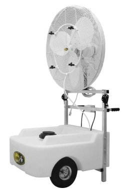Portable Oscillating Misting Fan 24 inch w/ 22 Gal Tank 3 Speed 3950 CFM VPC24-POWOSC