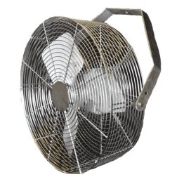 Light Washdown Duty Circulator Fan Stainless Blade, Guard & Bracket 18 inch 3815 CFM 18B4SSV