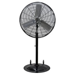 Industrial Duty Oscillating Pedestal Fan w/ Wheels & Cord 24 Inch 3 Speed 3820 CFM VDF241WB2