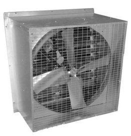 Galvanized Shuttered Slantwall Exhaust Fan 36 inch 11420 CFM 1 Speed 36SW550
