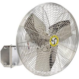 Airmaster Washdown Duty Wall Circulator Fan 24 Inch 5220 CFM Stainless Steel 70835