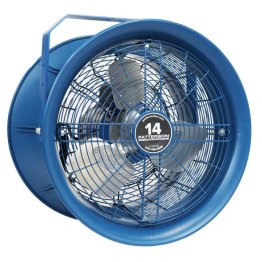 Patterson High Velocity Industrial Barrel Fan 14 Inch 2600 CFM 3 Phase (choose mount) H14B