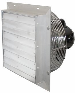 VES Shutter Exhaust Fan 12 inch 800 CFM Variable Speed Direct Drive VES12