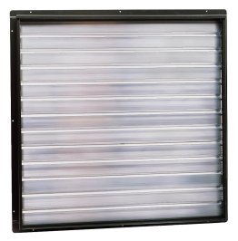 Triangle Intake Shutter Motorized 34 inch w/ Electric Operator RIWS30