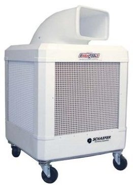 WayCool Portable Oscillating White Evaporative Cooler 4,700 Sq. Ft. Coverage 2 Speed w/ Automatic Shut-off WC-1HPMFAOSC