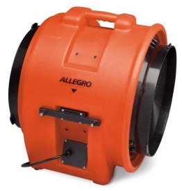 Explosion Proof Axial Industrial Plastic Blower 16 inch 2849 CFM 115 Volt 9539-16EX