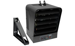 King Compact Garage / Workshop Heavy Duty Heater w/ Thermostat & Mounting Bracket 240V 1 Phase 5kW SKB2405-1-T-B