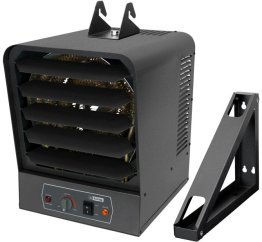 King Compact Garage / Workshop Heavy Duty Heater w/ Thermostat & Mounting Bracket 240V 1 Phase 7.5kW SKB2407-1-T-B