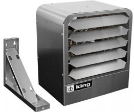 KBS Stainless Washdown Duty Heater w/ Mounting Bracket 17100 BTU 208V 1/3 Phase KBS2005-3MP-T-B2