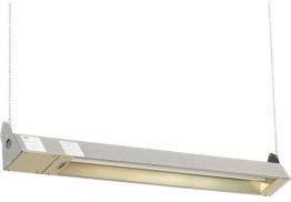 Fostoria OCH Series Outdoor/Indoor Rated Quartz Infrared Heater 48 Inch 5120 BTU 120V Stainless Steel OCH-46-120VSSE
