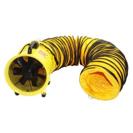 Maxx Air 12 inch Confined Space Exhaust Blower w/ 20 ft. Hose 2000 CFM HVHF12COMBOUPS