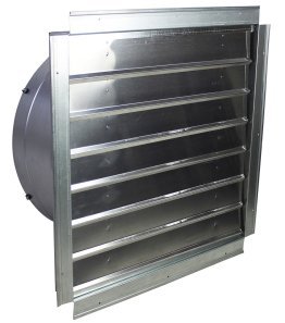 Maxx Air Exhaust Fan w/ Shutters 1 Speed 24 inch 4100 CFM Direct Drive IF24UPS