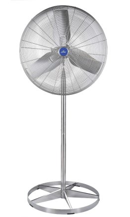 Washdown Duty Full Stainless Steel Pedestal Circulator Fan 30 Inch 9600 CFM ILG8WD30-2P