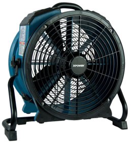 XPower 18 inch Axial Fan w/ Built-In Power Outlets for Daisy Chain & 3-Hour Timer X-47ATR