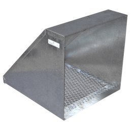 24 inch Galvanized Weather Hood w/ Birdscreen EH24