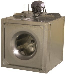 Square Inline Duct Fan 18 inch 3704 CFM Belt Drive 3 Phase SQB18RH3S