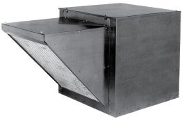 Filtered Roof Supply Fan 15 inch 3640 CFM Belt Drive 3 Phase KSFV15SH3S