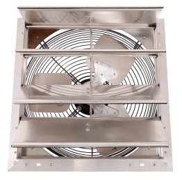 Shutter Mounted Wall Exhaust Fan 16 Inch w/ 9' Cord & Plug Variable Speed 1400 CFM 16SF4V75C