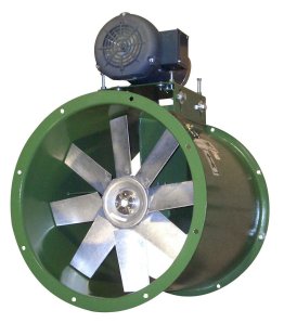 WTA Tube Axial Fan Wet Environment 12 inch 1650 CFM Belt Drive WTA12T10075